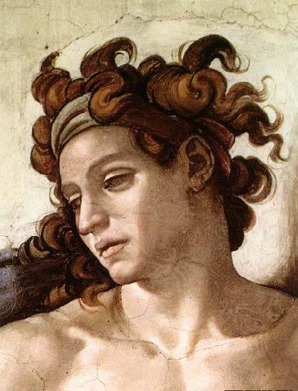 Michelangelo Buonarroti Ignudo oil painting image